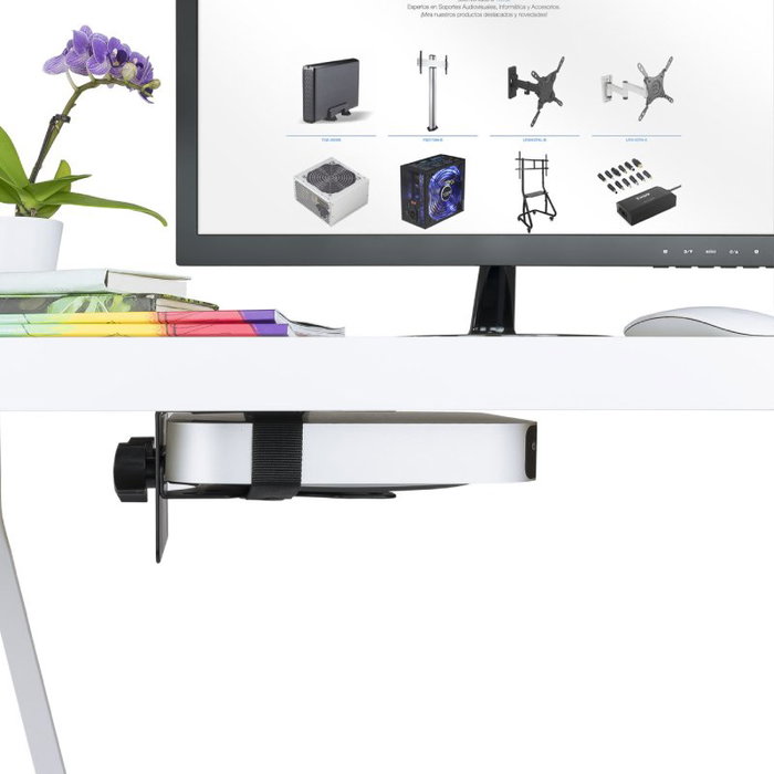 Tooq Soporte para Mini PC TCCH0001-B Negro